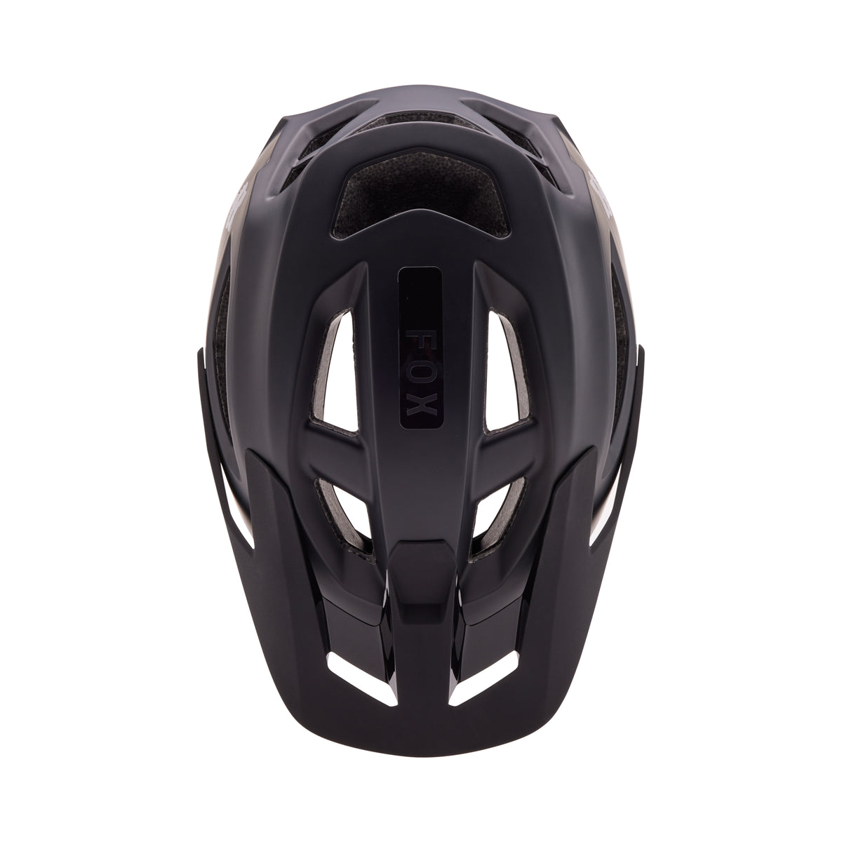 FOX Speedframe Helmet Black Colour Top View