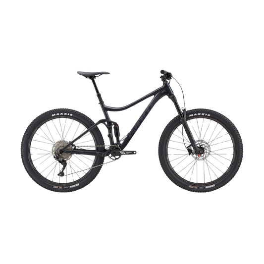 Side view of the Giant Stance in Gloss Gunmetal Black/Matte Black.