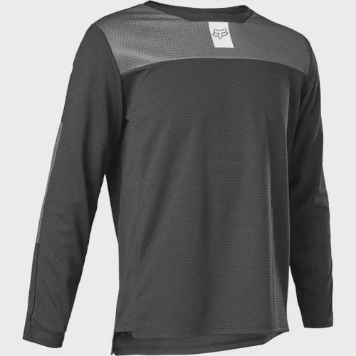 FOX Youth LS Defend Jersey - Black